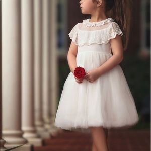 White Lace Trish Scully Giovanna Dress